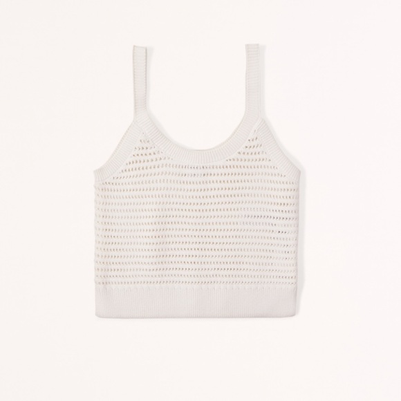 Abercrombie Crochet Scoopneck SIZE M - Picture 5 of 9